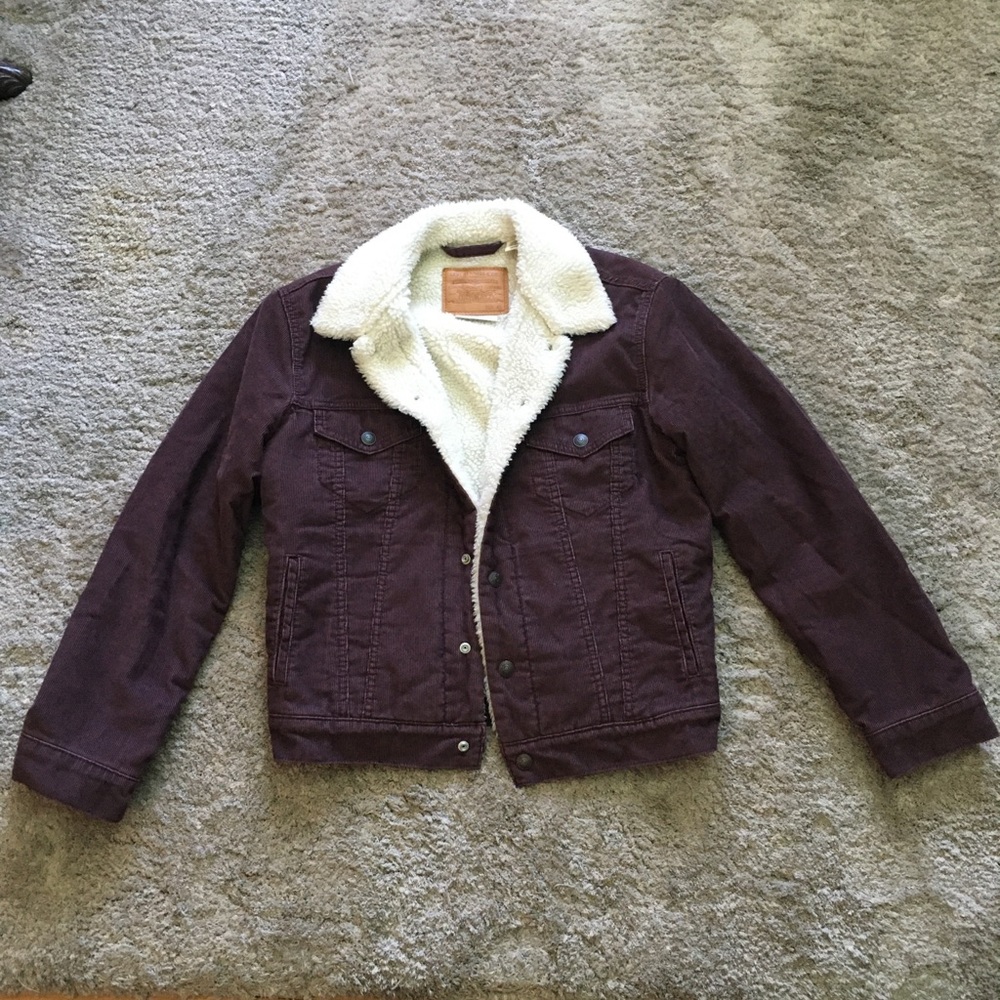 Levi’s Premium - XS All Spice Sherpa Trucker Jcket